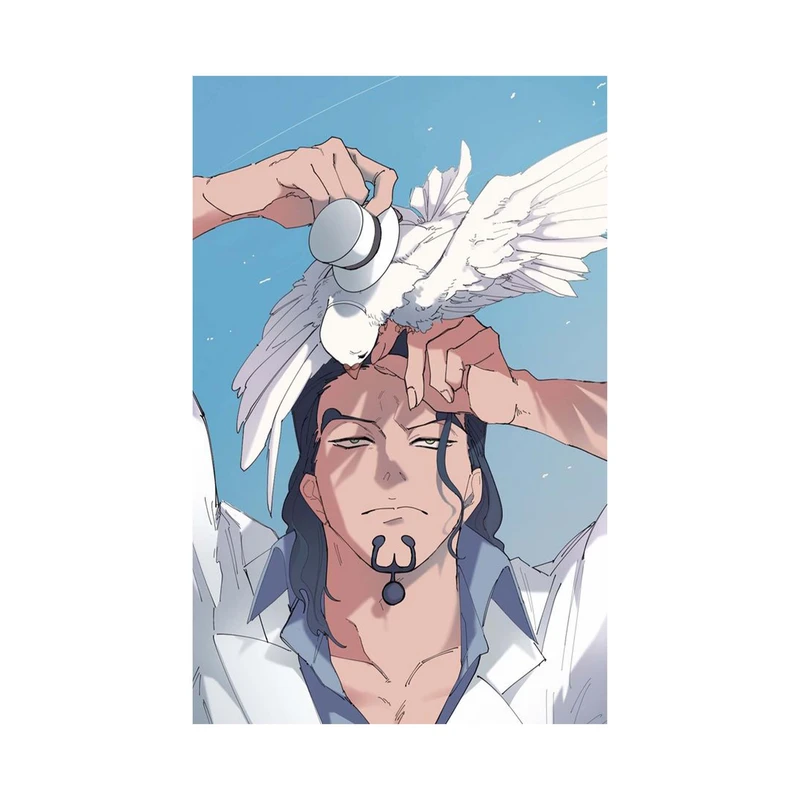 استیکر لپ تاپ و موبایل مدل انیمه لوفی راب لوچی one piece Rob Lucci کد 4072