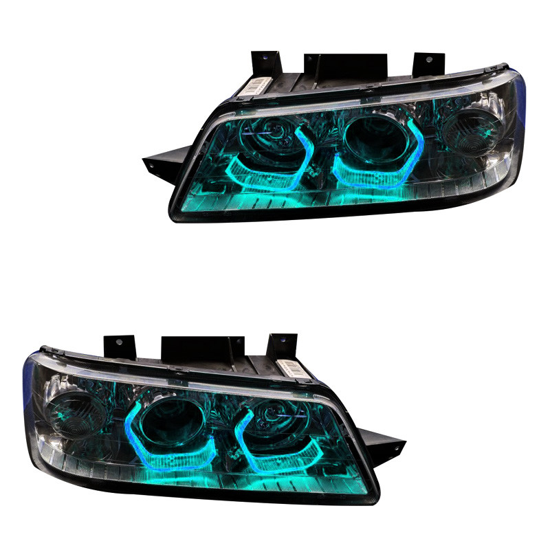 چراغ جلو خودرو گروه پژوهش صنعت مدرن مدل 3D-I8 فولکالر مناسب برای پژو 405 SLX بسته دو عددی