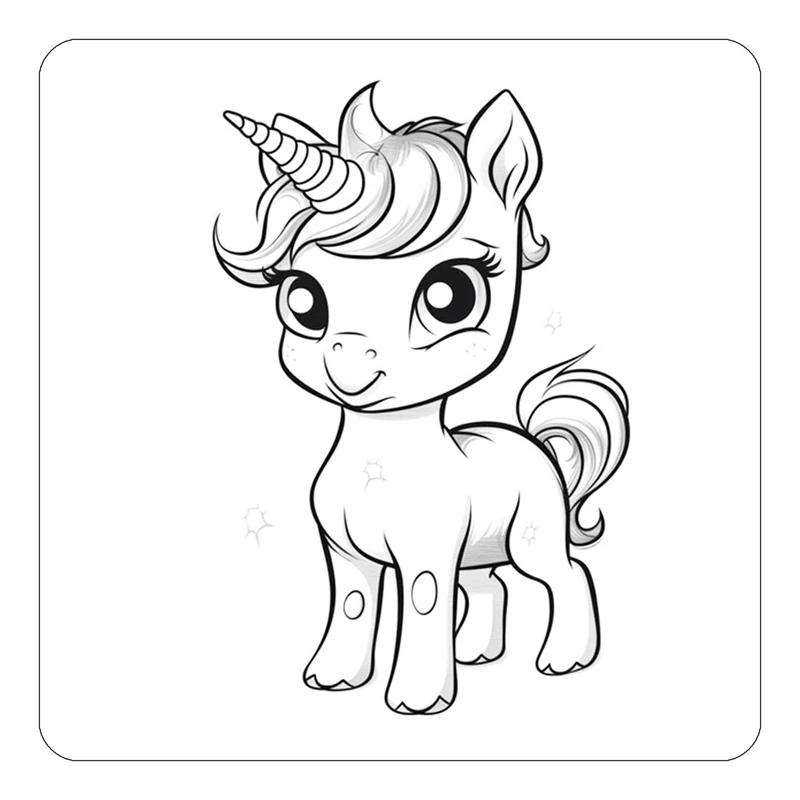 مگنت کاکتی طرح اسب تک شاخ و یونیکورن مدل mp31097