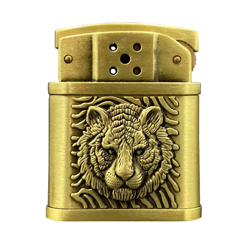 فندک مدل کلاسیک طرح شیر کد DKD-851