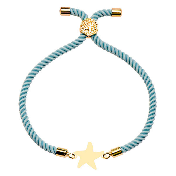 دستبند طلا 18 عیار زنانه الن نار مدل طرح ستاره ELN101277