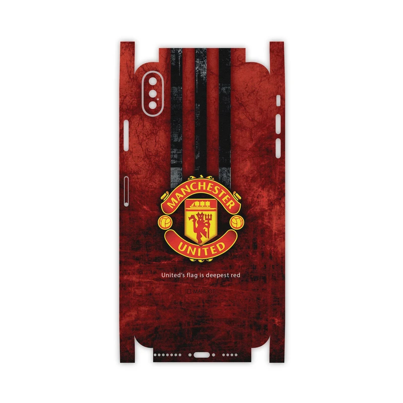 برچسب پوششی ماهوت مدل Manchester-United-FC-FullSkin مناسب برای گوشی موبایل اپل iPhone Xs Max
