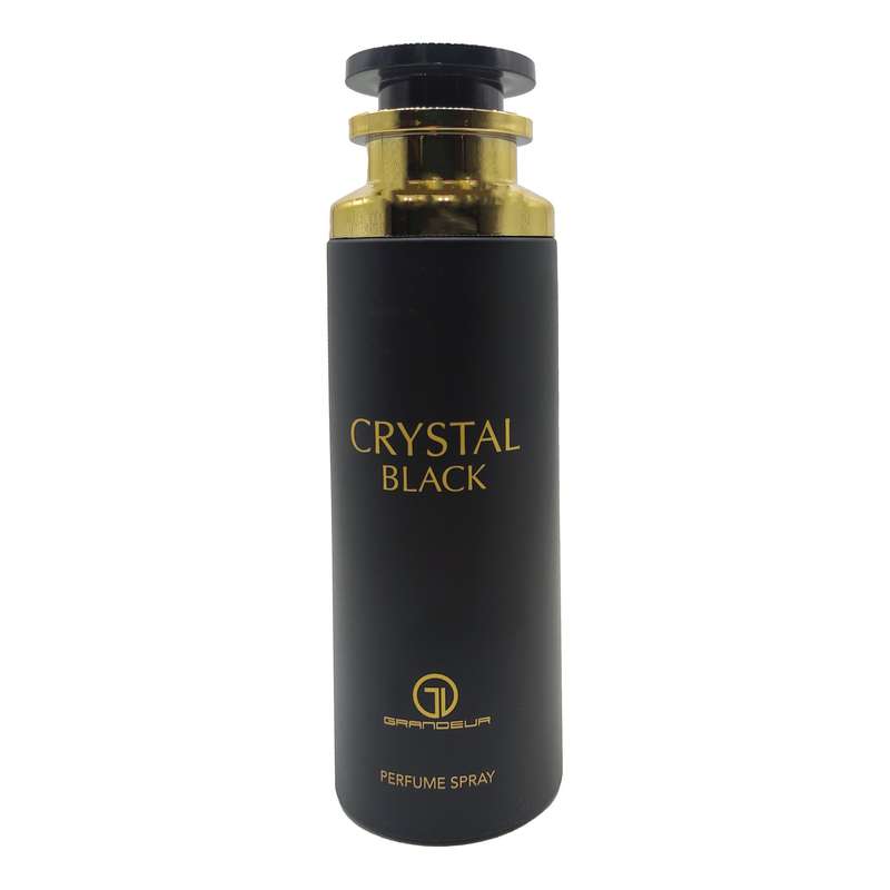 اسپری بدن زنانه گراندیور مدل Crystal Black حجم 200 میلی لیتر اسپری بدن زنانه گراندیور مدل Crystal Black حجم 200 میلی لیتر