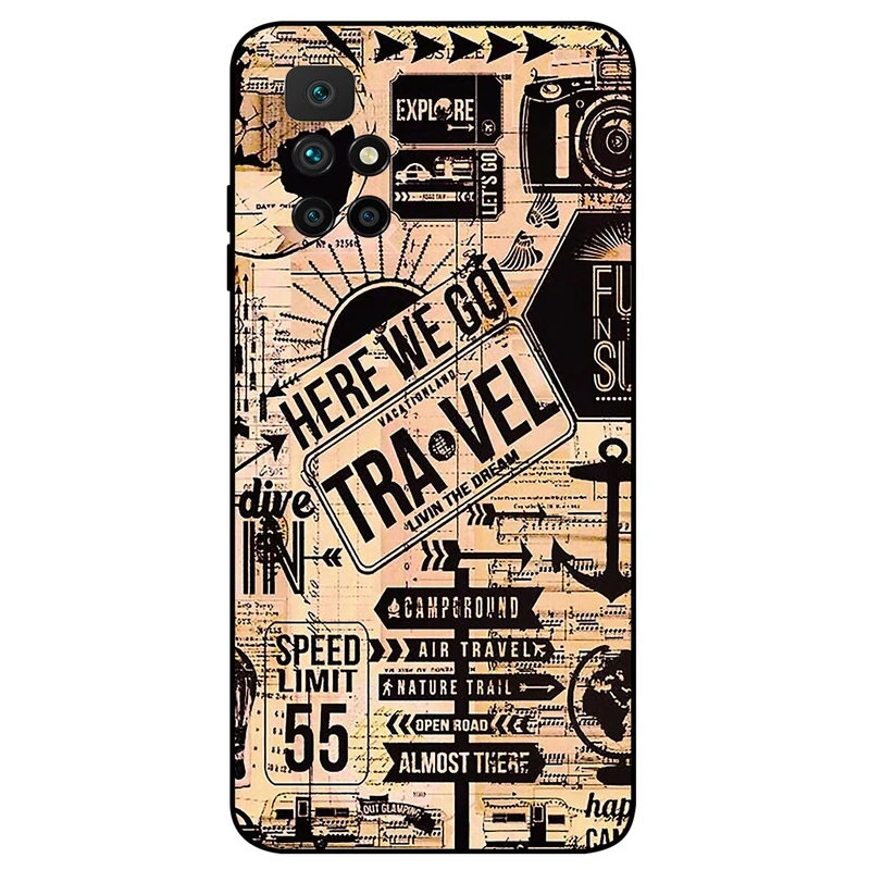 کاور مگافون طرح مسافرت مدل 8098 مناسب برای گوشی موبایل شیائومی Redmi 10 / 10 Prime