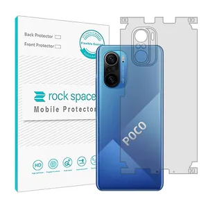 Transparent Rockspace HyGEL phone back protector suitable for Xiaomi Poco F3 mobile phone