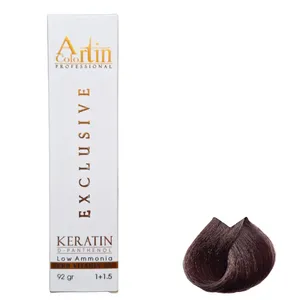 رنگ مو آرتین شماره 4.1 حجم 100میلی لیتر رنگ قهوه‌ای دودی متوسط