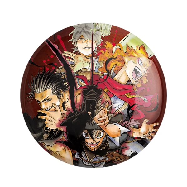 مگنت خندالو طرح آستا و کاپیتان یامی انیمه بلک کلاور کد 11731