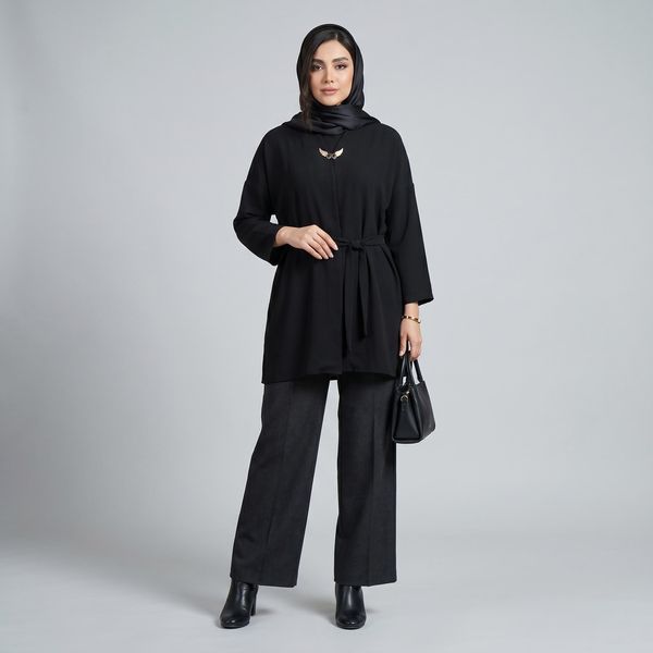 مانتو زنانه مدل نخی ابر و بادی tm-2890 