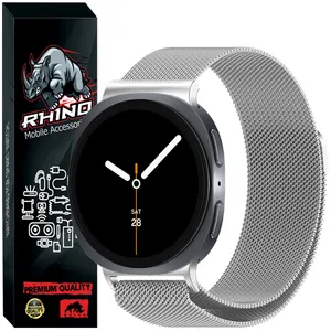 بند راینو مدل Milan-W8 مناسب برای ساعت هوشمند سامسونگ Galaxy Watch 8 40mm / 44mm