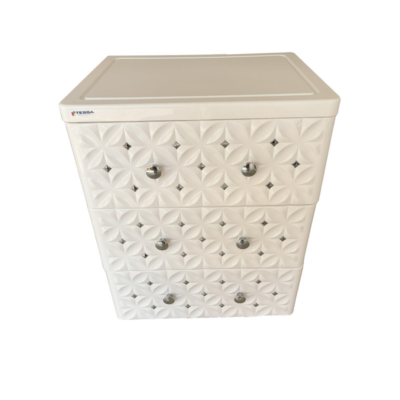 فایل کشویی مدل 3 کشو 2XL نگین دار T325 فایل کشویی مدل 3 کشو 2XL نگین دار T325