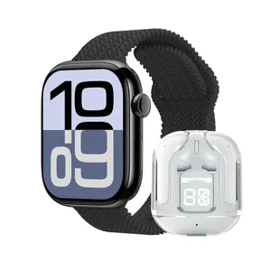 ساعت هوشمند 46 میلی متری راینو مدل WX50 به همراه هدفون بلوتوثی