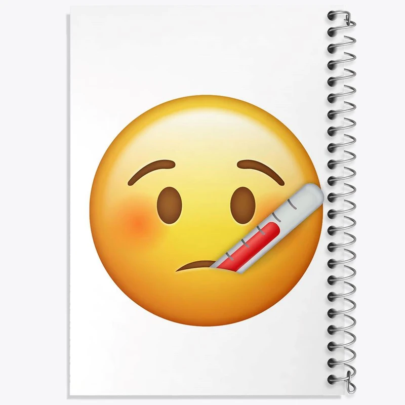 دفتر نت موسیقی 50 برگ خندالو مدل ایموجی کد 24651