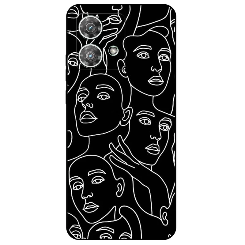 کاور مگافون طرح دخترانه مدل 7762 مناسب برای گوشی موبایل موتورولا Moto Edge 40 Neo