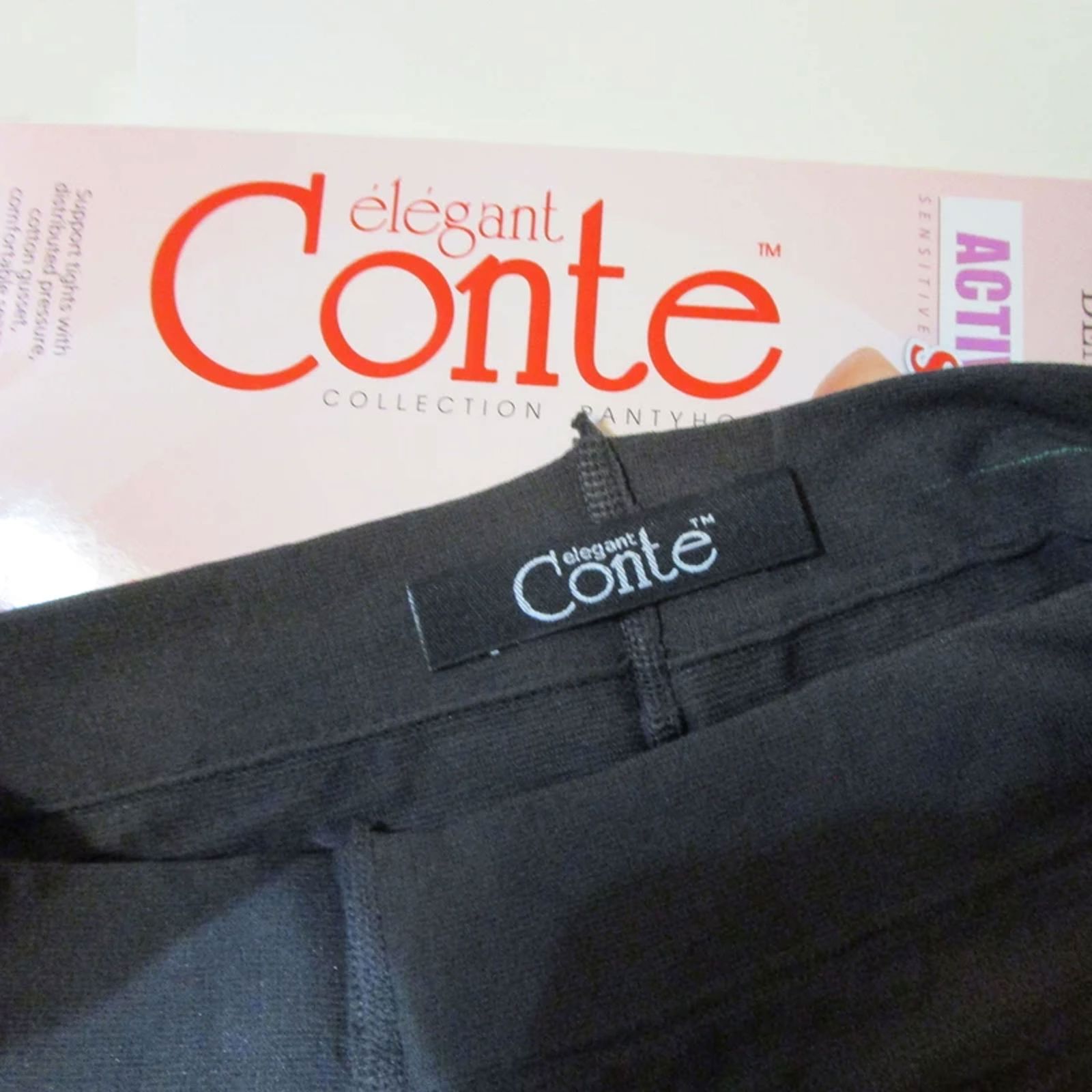 جوراب شلواری زنانه کنته مدل COTTON-DEN250-GRAFIT -  - 3