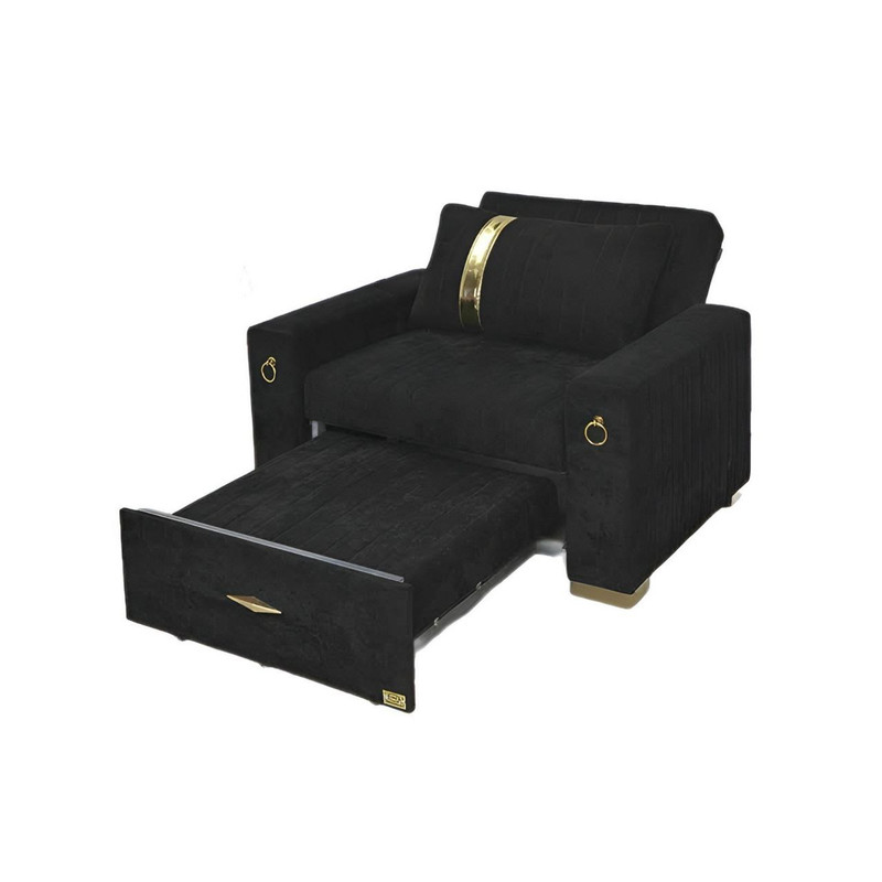 مبل تختخواب شو یک نفره اورنگ مدل گرند پشت لمکده