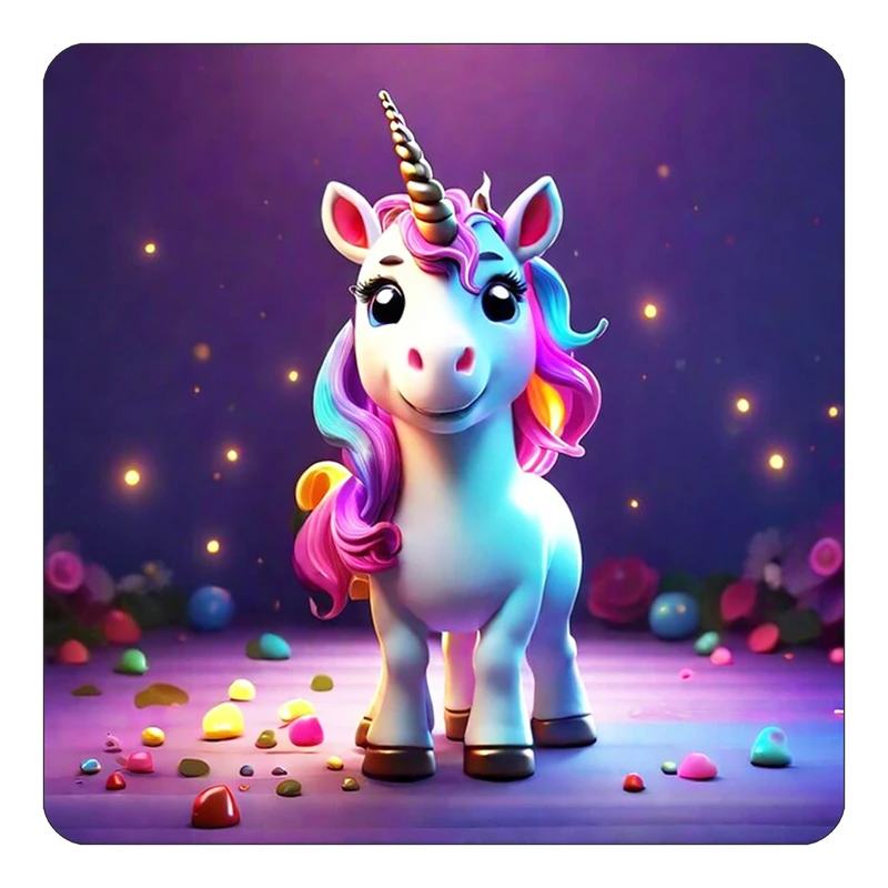 مگنت کاکتی طرح اسب تک شاخ و یونیکورن مدل mp30921