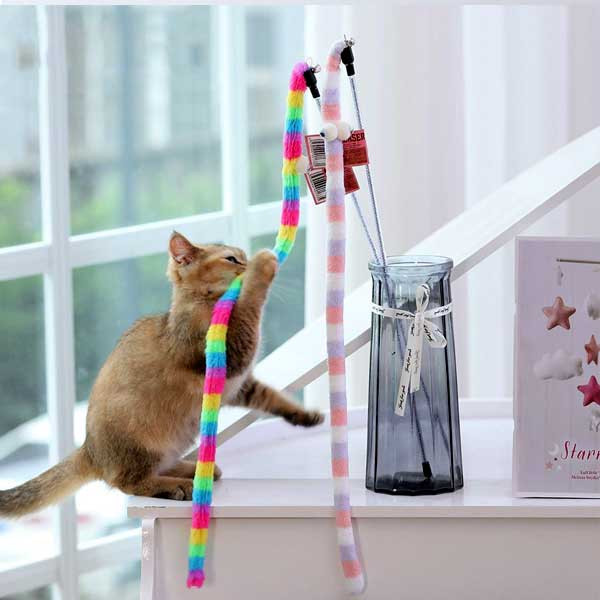 اسباب بازی گربه مدل Rainbow