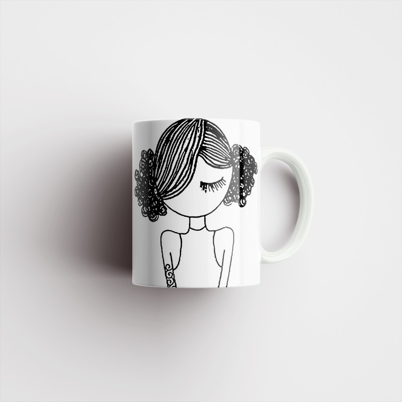 ماگ مدل دختر کد 185