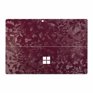 MAHOOT Red-Wildflower Cover Sticker for Microsoft Surface Pro 4 2015
