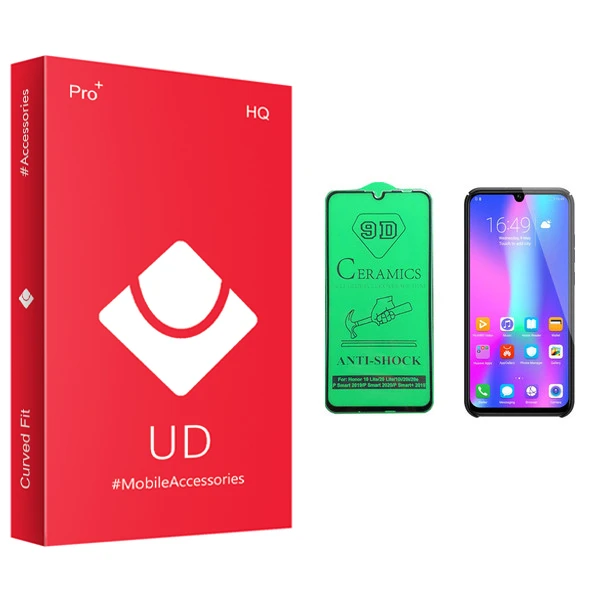 محافظ صفحه نمایش سرامیکی یو دی مدل +PRO مناسب برای گوشی موبایل آنر 10lite