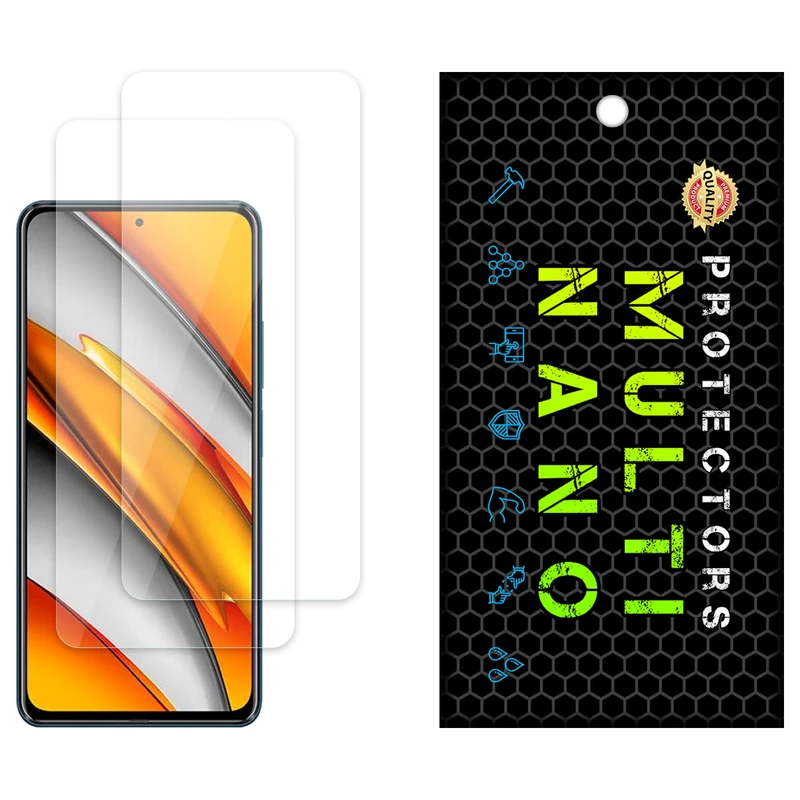محافظ صفحه نمایش شفاف مولتی نانو مدل X-S2N مناسب برای گوشی موبایل شیائومی Redmi K40 بسته دو عددی