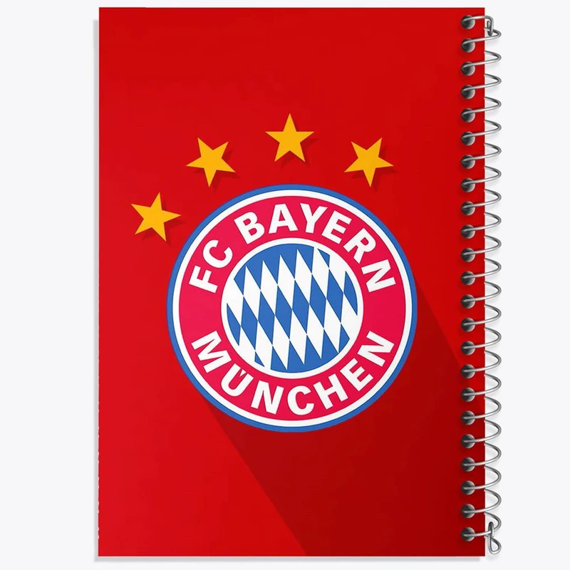 دفتر شطرنجی 50 برگ خندالو طرح باشگاه بایرن مونیخ کد 26690