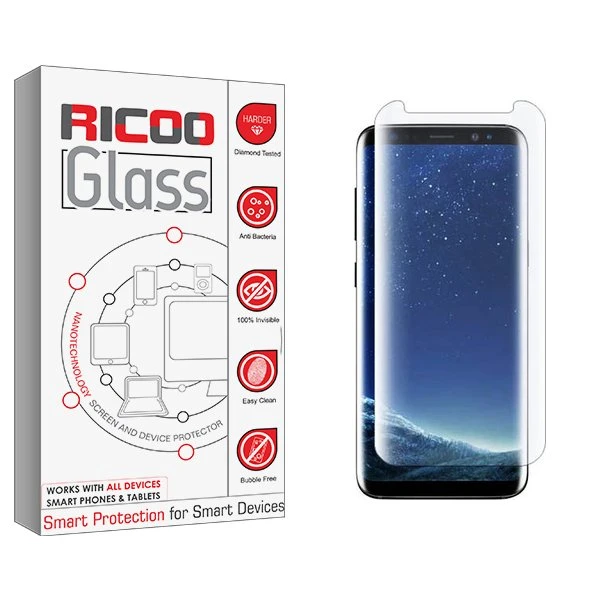 محافظ صفحه نمایش ریکو مدل RiC2 UV_NEW مناسب برای گوشی موبایل سامسونگ Galaxy S8
