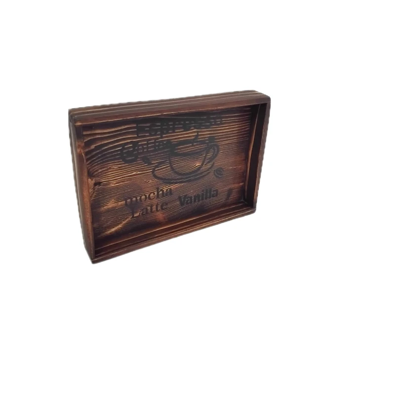 عکس شماره 3 : سینی بدون دسته طرح قهوه کد st02 سایز 22×16 سانتی متر