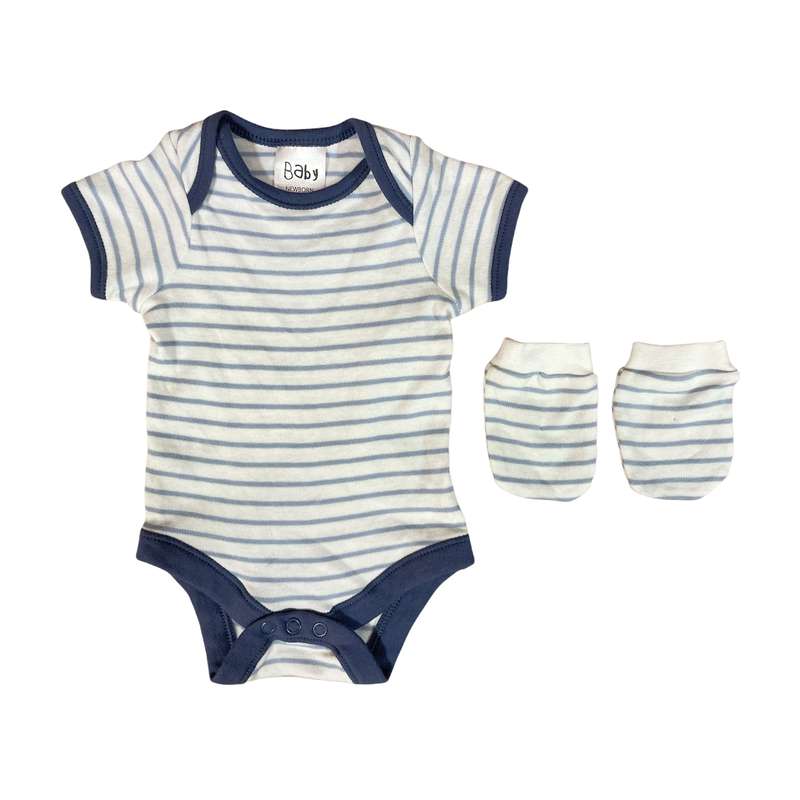 ست بادی و دستکش نوزادی مدل 52627