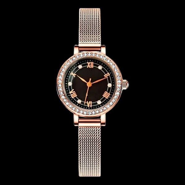 ساعت مچی عقربه‌ای کوارتز زنانه مدل حصیری دورنگین کد 001