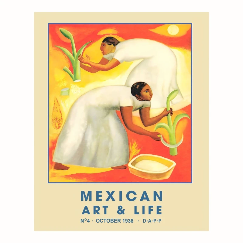 پوستر مدل هنر و زندگی مکزیکی