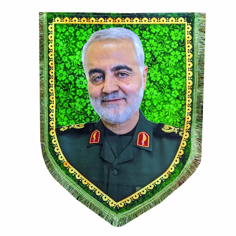 پرچم مدل شهید حاج قاسم سلیمانی