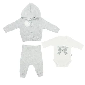 ست 3 تکه لباس نوزادی مدل Mcelci baby