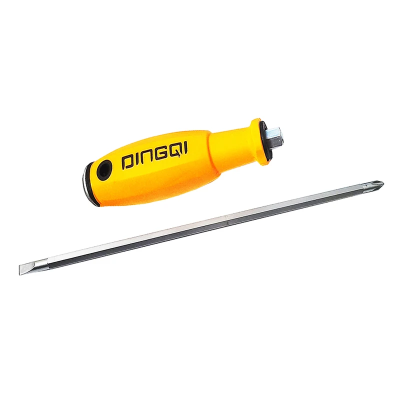 پیچ گوشتی دوطرفه چهارسو و دوسو ضربه خور دینگشی مدل HT - 89