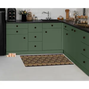 پادری مدل جلوسینکی سه لایه رویه مخمل طرح فرش کد A305 سایز 110x45 سانتی متر