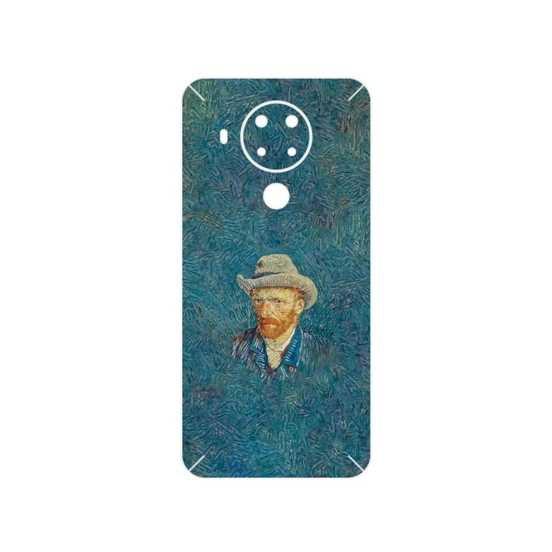 برچسب پوششی ماهوت مدل Self portrait with a gray felt hat مناسب برای گوشی موبایل نوکیا 5.4
