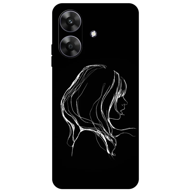 کاور مگافون طرح دخترانه مدل 7766 مناسب برای گوشی موبایل ریلمی Note 60 / Note 60X