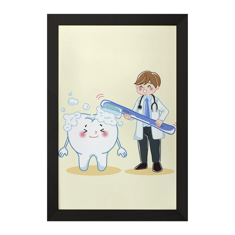 تابلو خندالو مدل دندان و دندان پزشکی کودکانه کد 36711
