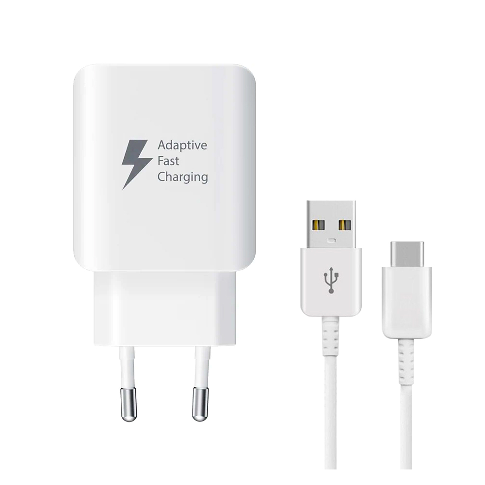 شارژر دیواری سامسونگ مدل EP-TA800 به همراه کابل تبدیل USB-C