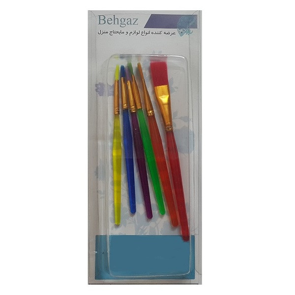 قلم مو بهگز مدل یاس مجموعه 6 عددی