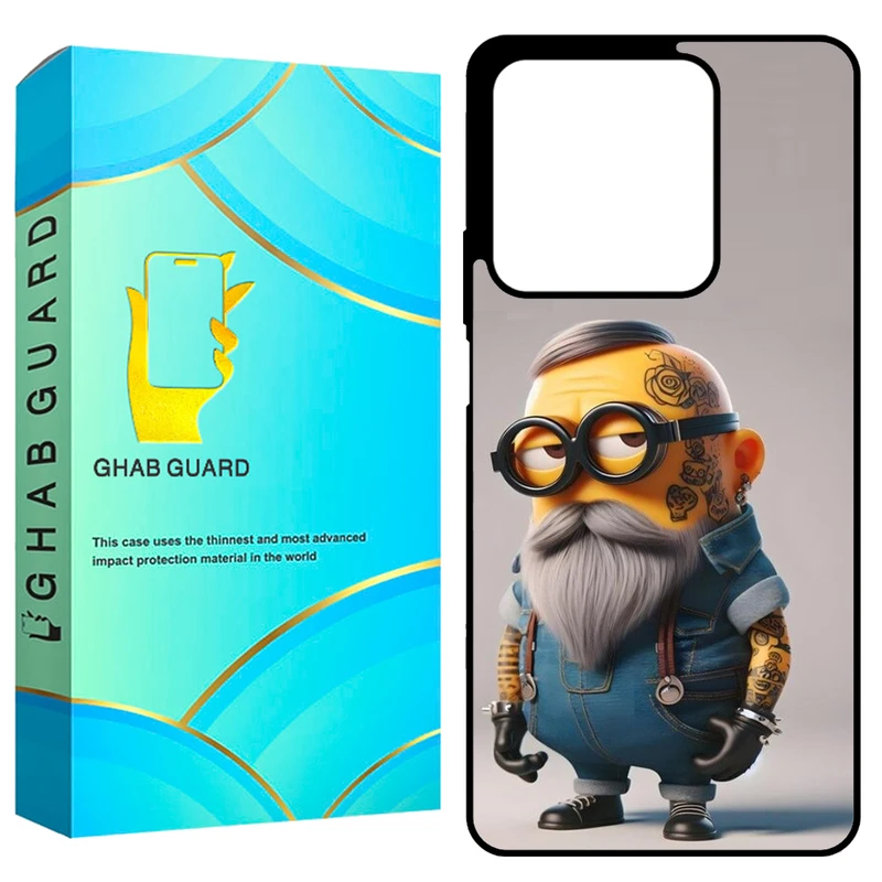 کاور قاب گارد طرح مینیون مدل GCHPN134 مناسب برای گوشی موبایل شیائومی Redmi Note 13 4G