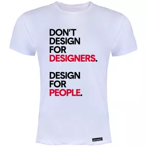 تی شرت آستین کوتاه مردانه 27 مدل Design for People کد MH1573
