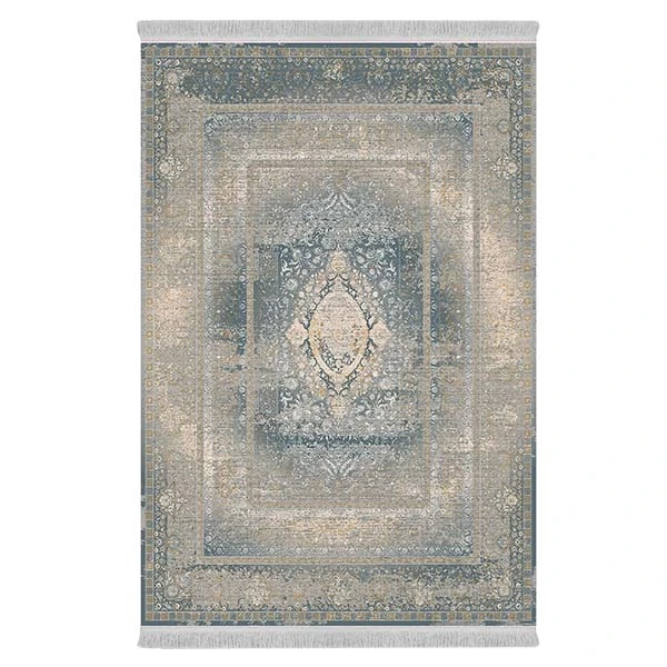 فرش پارچه‌ای دفه مدل فرشینه طرح مدرن کد 117