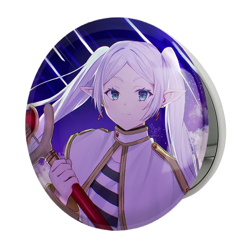 آینه جیبی خندالو طرح انیمه فریرن (Frieren) مدل تاشو کد 33904