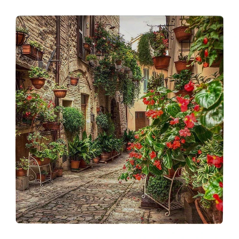 زیر لیوانی  طرح کوچه اروپایی کد    4808963_3619