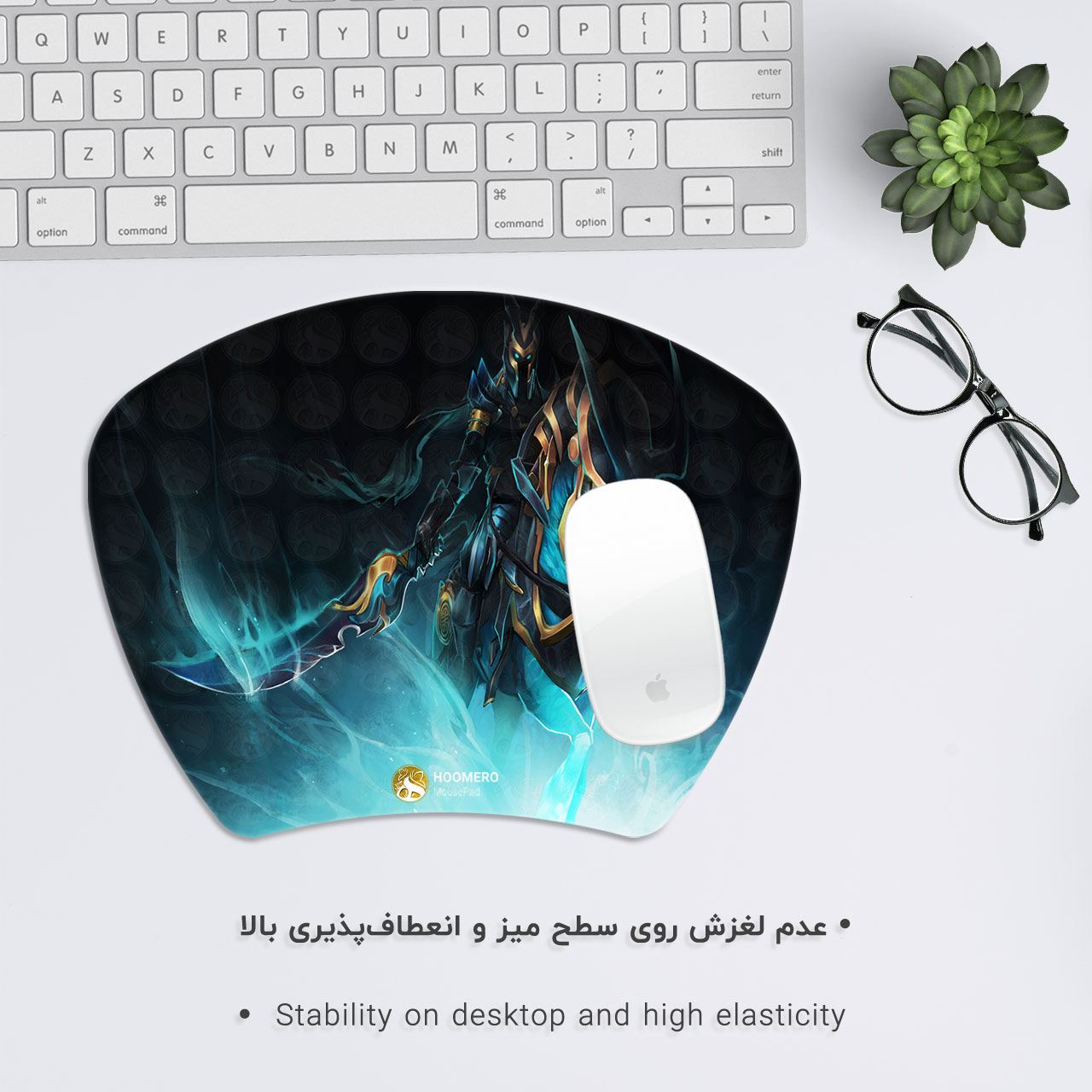 ماوس پد هومرو مدل MC377 طرح بازی دوتا دو Dota