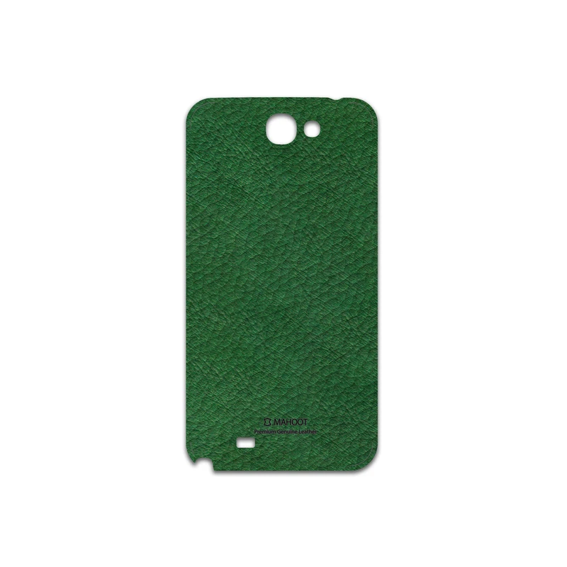 برچسب پوششی ماهوت مدل Green-Leather مناسب برای گوشی موبایل سامسونگ Galaxy Note 2