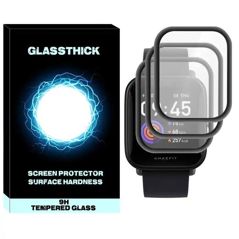 محافظ صفحه نمایش نانو گلستیک مدل NGL مناسب برای ساعت هوشمند شیائومی امیزفیت BIP U بسته سه عددی