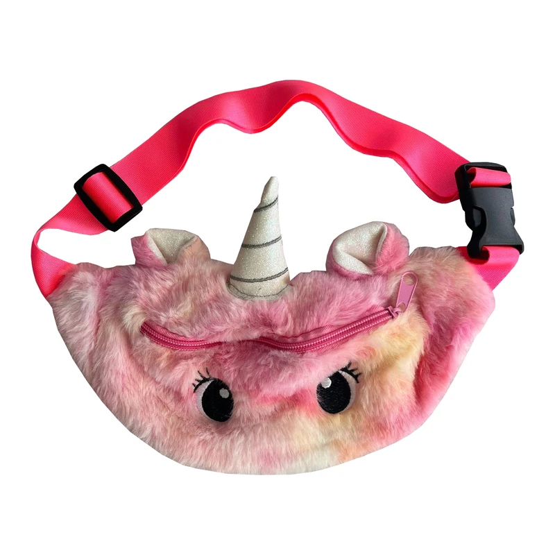 کیف کمری دخترانه مدل پولیشی طرح یونیکورن