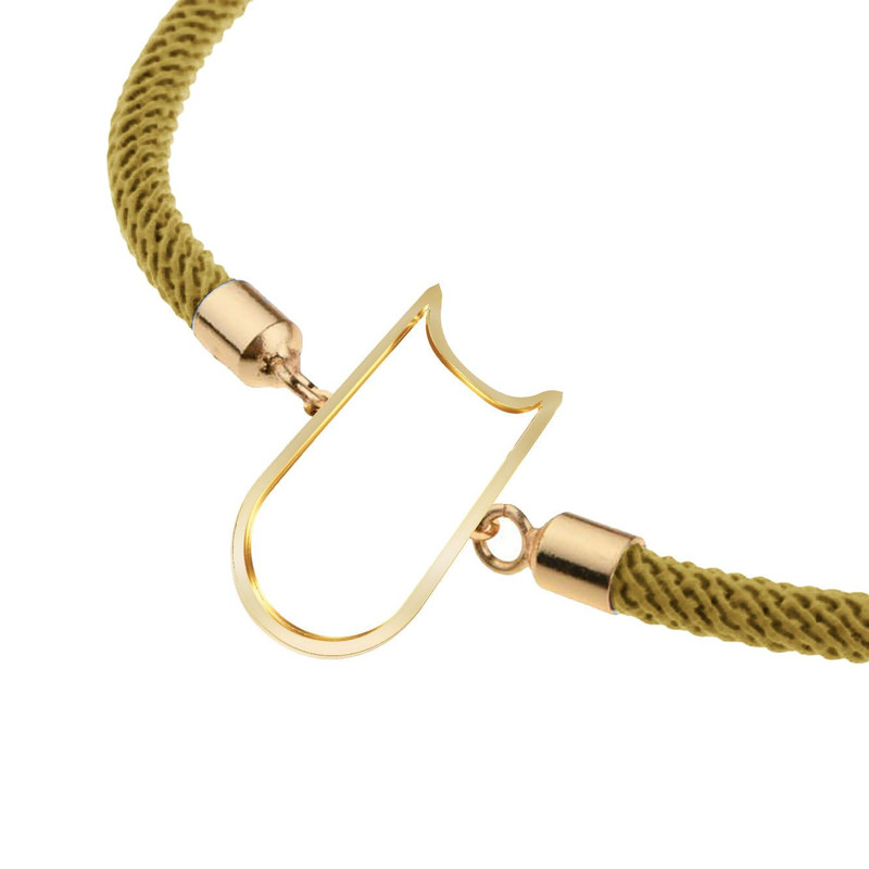 دستبند طلا 18 عیار زنانه مدوپد مدل جغد کد D14-10196